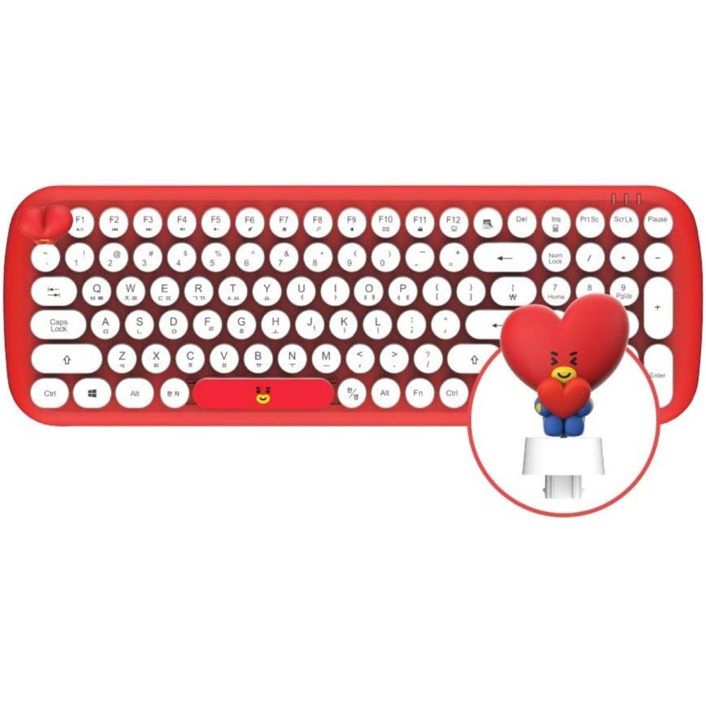 BT21 Baby Wireless Retro Keyboard by Royche (TATA)